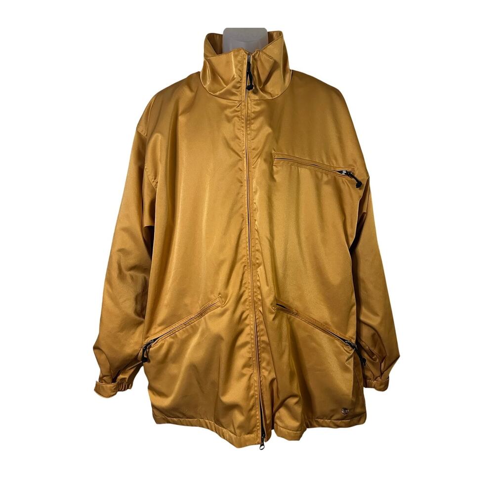 Burton Snowboards Vintage Biolight Jacket size XL Gold Technical Winter Sports